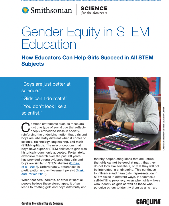 Gender Equity in STEM